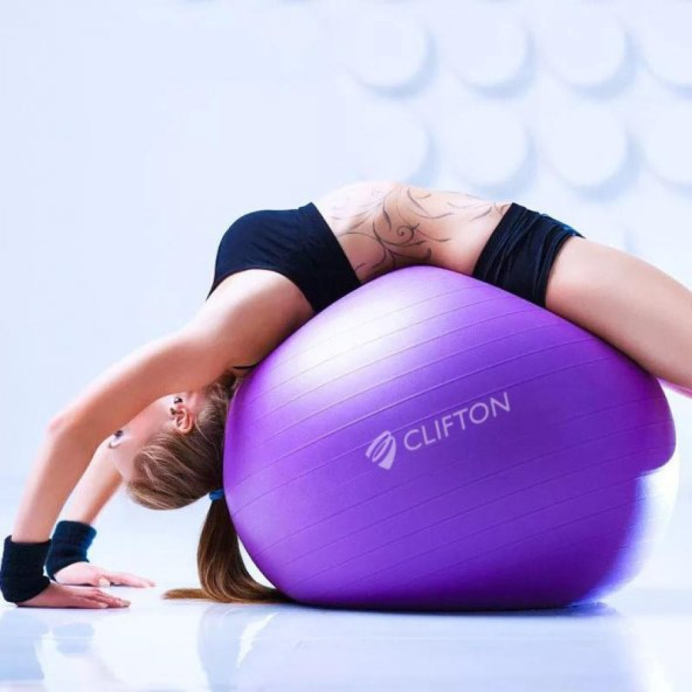 Clifton Pilates Topu Buyuk Boy 65 Cm Mor Pompa Hediyeli Pilates Aletleri Fiyatı