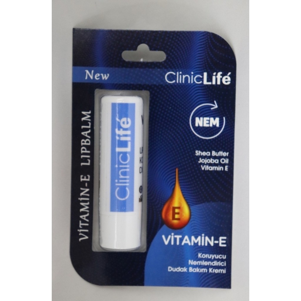 Clinic Life Dudak Bakım Kremi 4,8 Gr, Doğal Yağlar ile Vitamin E Dudak Bakımı Nem Lip Balm Diğer Fiyatı