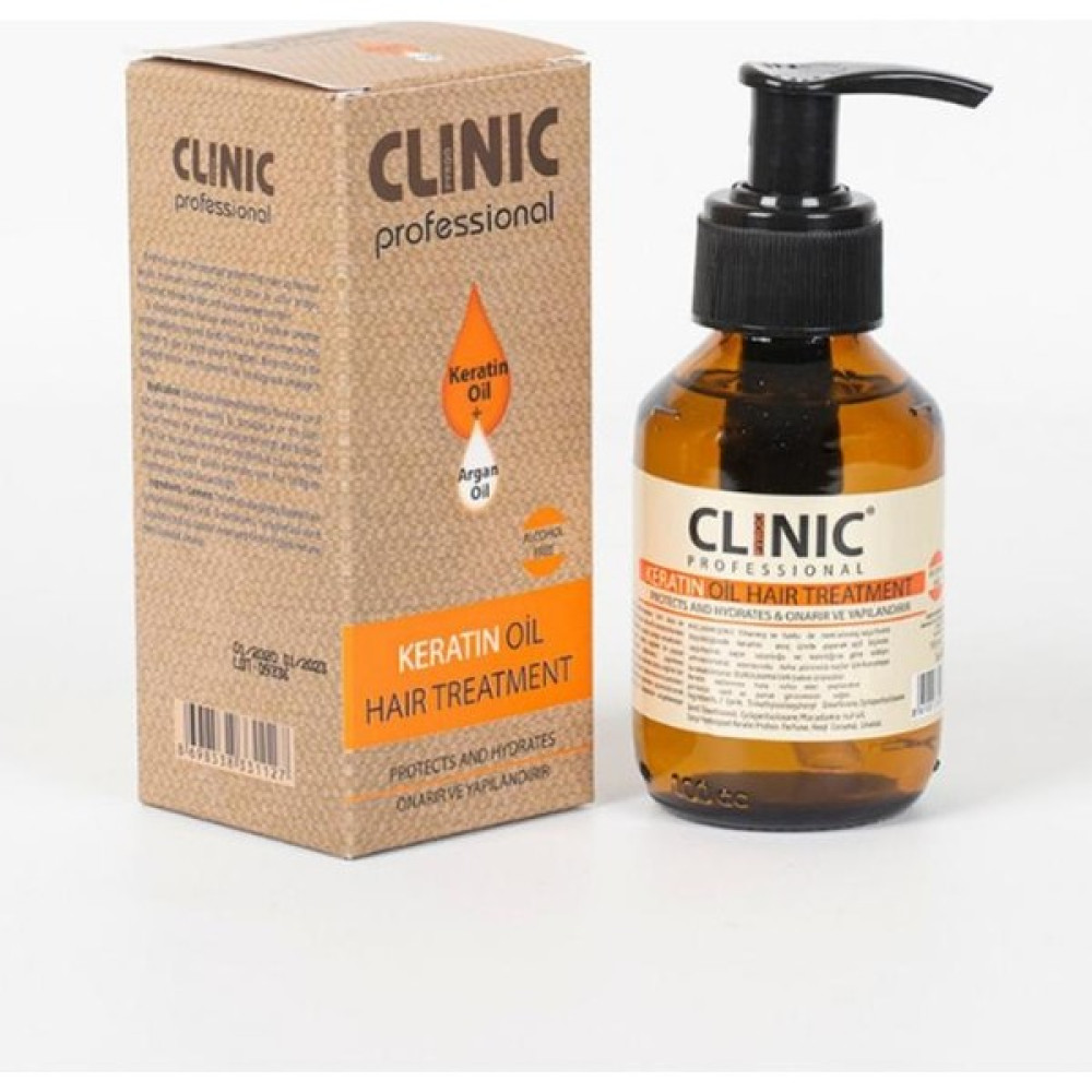 Clinic Professional Keratin Bakım Yağı 100 ml Saç Bakım Maskeleri & Serumlar & Spreyler Fiyatı