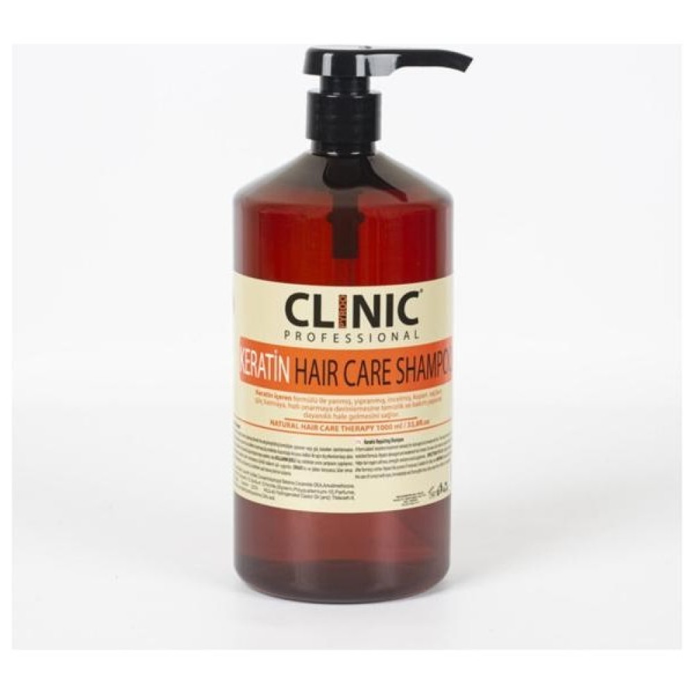 Clinic Professional ve Hızlı Saç Uzatma İçin Arganlı ve Saf Keratinli Şampuan 1000 ml Şampuan ve Saç Kremi Fiyatı