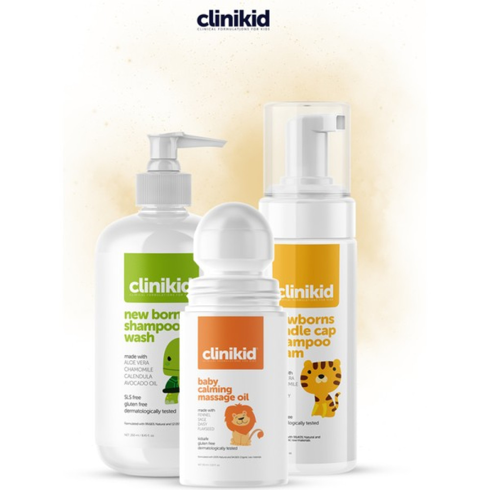 Clinikid Yenidoğan Bakım Seti - Beyaz Bebek Bakım Seti Fiyatı
