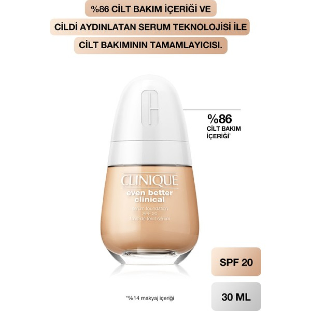 Clinique Even Better Clinical Serum Fondöten Spf 20 192333077870 85169 Cn 52 Neutral (mf) Fondötenler Fiyatı
