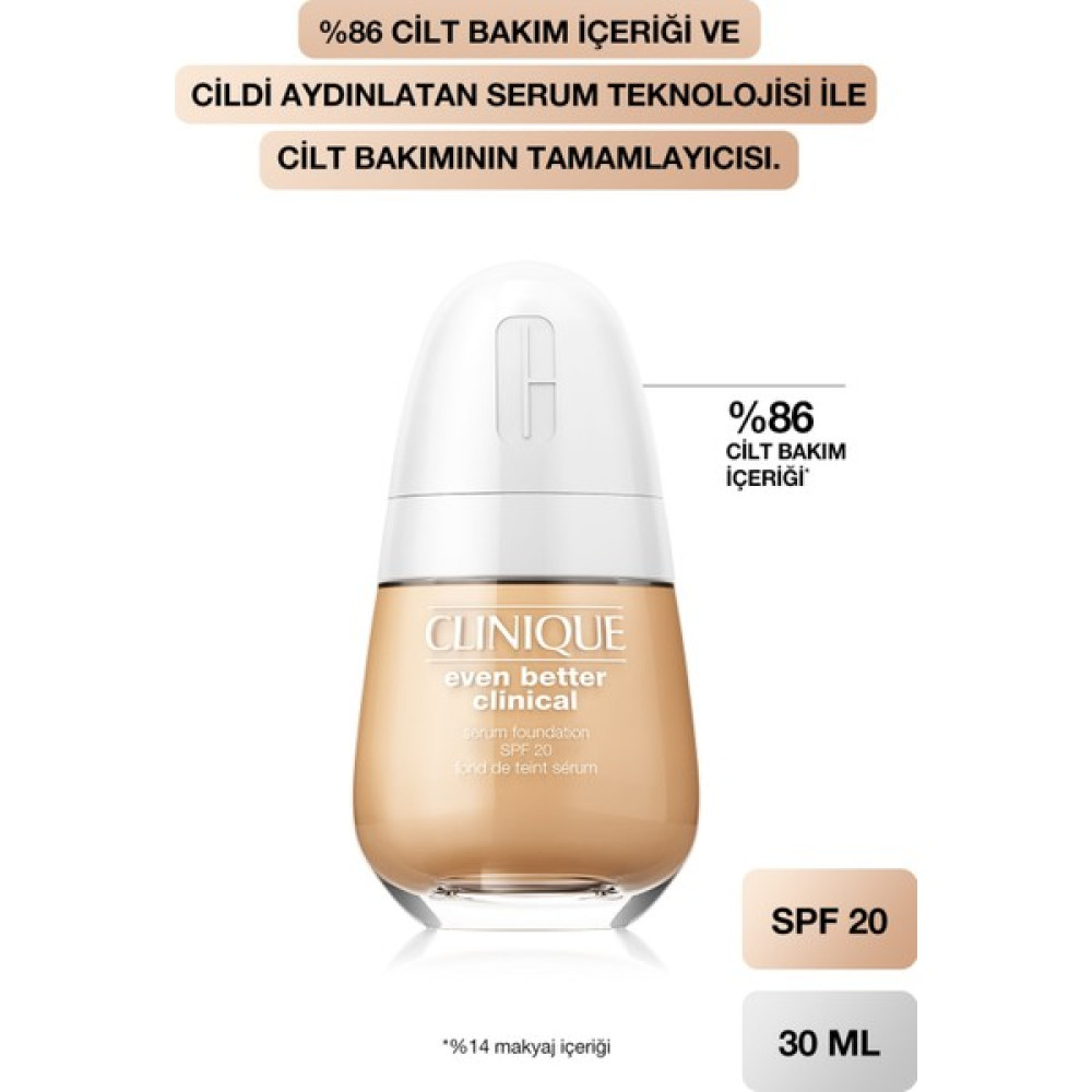 Clinique Even Better Clinical Serum Fondöten Spf 20 192333078303 85169 Wn 38 Stone (vf) Fondötenler Fiyatı