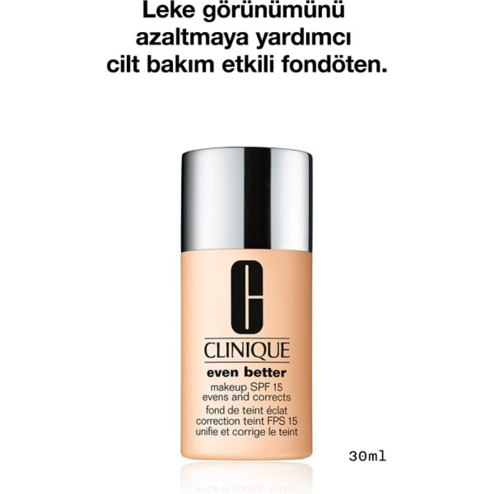 Clinique Fondöten - Even Better Foundation Fair Spf 15 30 ml 020714324612 Fondötenler Fiyatı