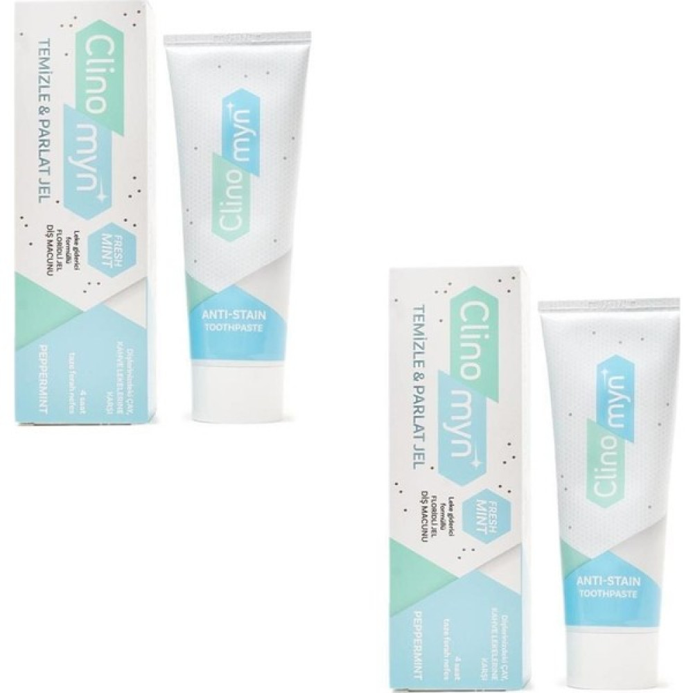 Clinomyn Fresh Diş Macunu 75 Ml 2 Adet - 1 Diş Macunları Fiyatı