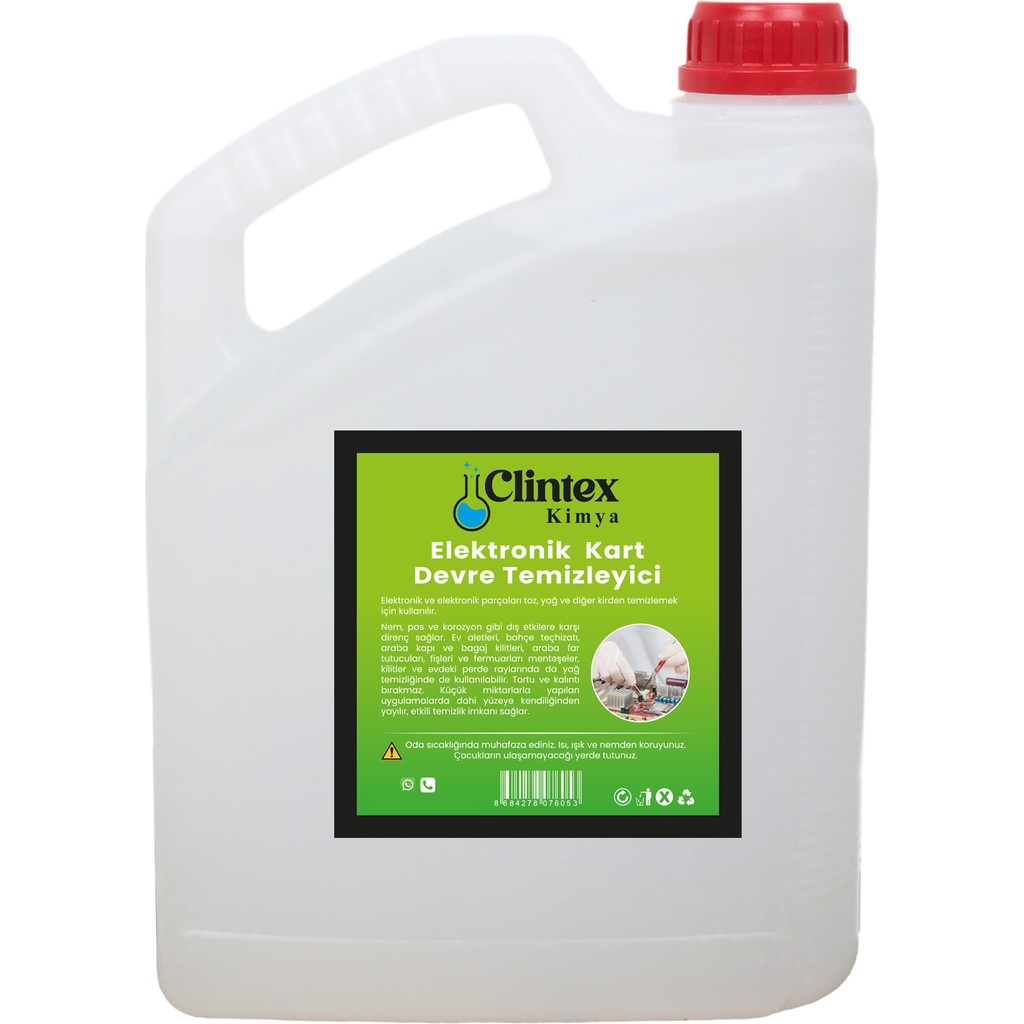 Clintex Kimya Elektronik Devre Kart Temizleyici Yağsız 3 Lt Diğer Fiyatı