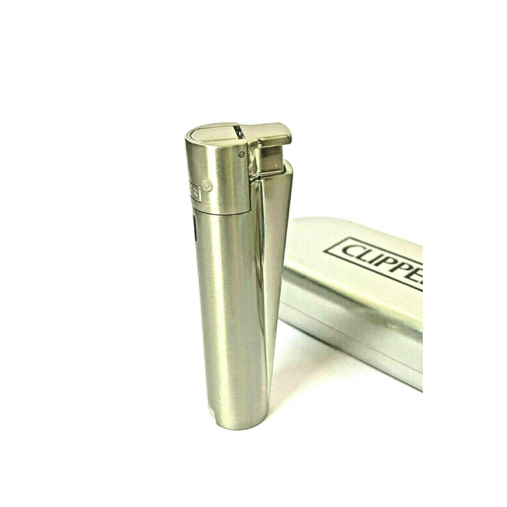 Clipper 1300c Turbo Komple Metal Gümüş Çakmak Turbo Yeni Model Korumalı Kamp Mutfağı Fiyatı