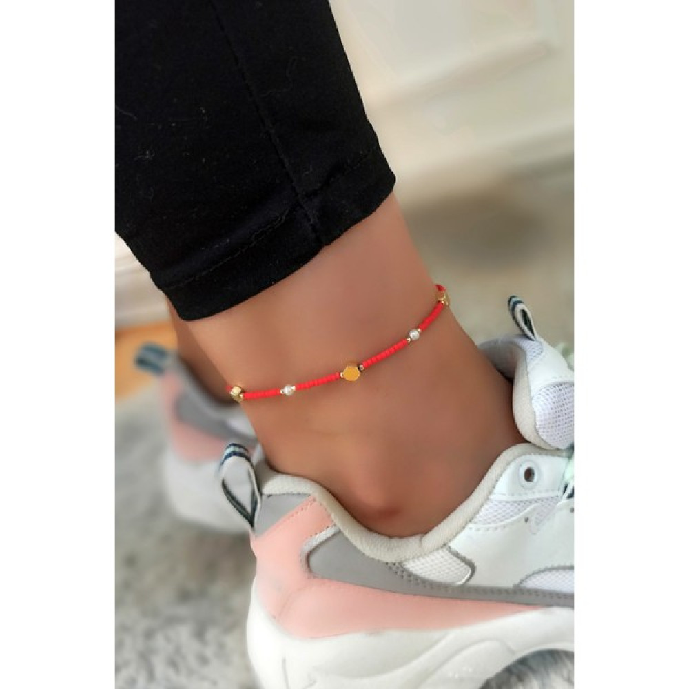 ÇLK Accessories Boru Boncuk Inci Detay Halhal TRHALHAL4073 B32003 Halhal Fiyatı