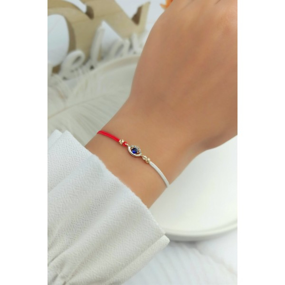 ÇLK Accessories Marteniçka Bileklik Göz Figür Asansörlü Bileklik - Mavi Saat ve Bileklik Aksesuarı Fiyatı