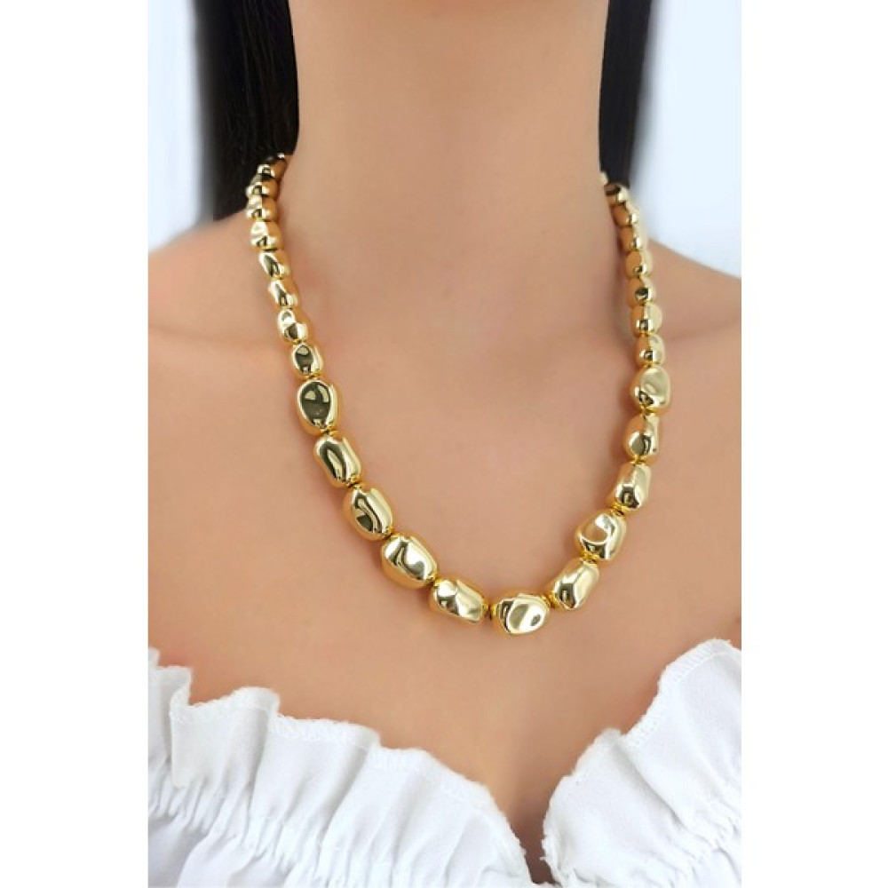 ÇLK Accessories Premium Asimetrik Oval Top Kolye Bijuteri Kolye Fiyatı