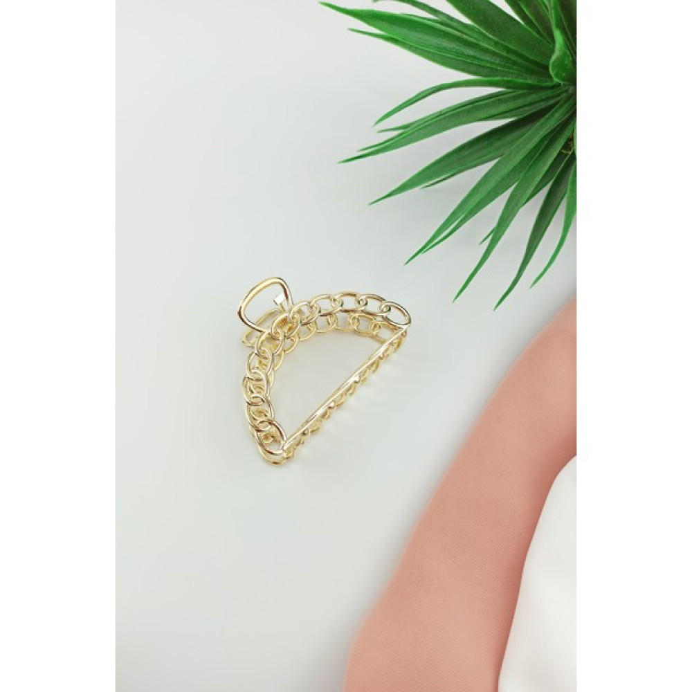 ÇLK Accessories Zincir Model Elips Büyük Metal Mandal Toka Gold T150 Toka, Taç & Saç Bandı Fiyatı