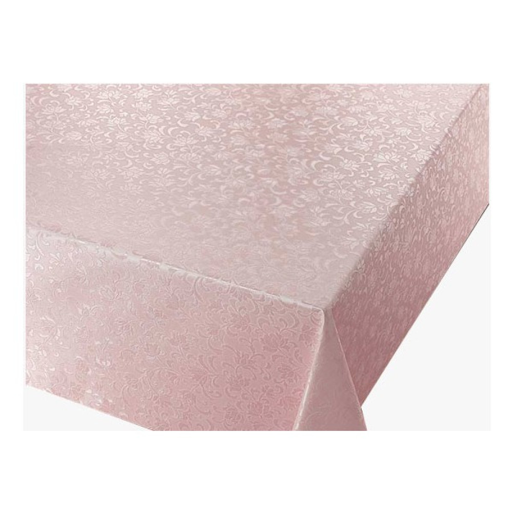 CLK Home Pudra Pembe Pvc Astarlı Muşamba Plastik Silinebilir Masa Örtüsü - 140 x 180 cm Masa Örtüsü Fiyatı
