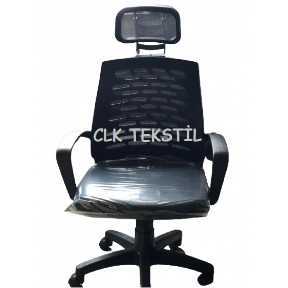 Clk Ofis Baslikli Fileli Bilgisayar Makam Mudur Koltugu Sandalesi Plastık Ayak Ofis Koltukları Fiyatı