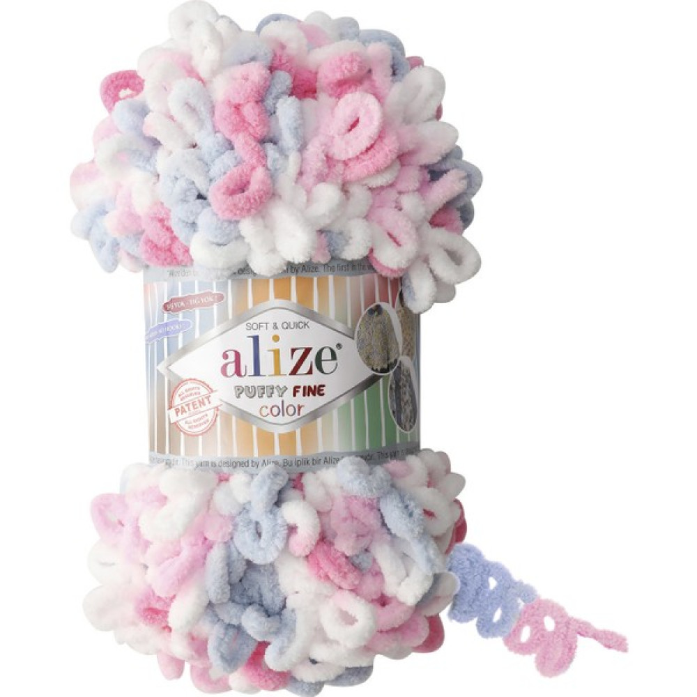 Clk Tekstil 5 Adet Alize Puffy Fine Color El Örgü Ipi Ipliği Renk Kodu 5945 - Pembe Oyun & Hobi Fiyatı