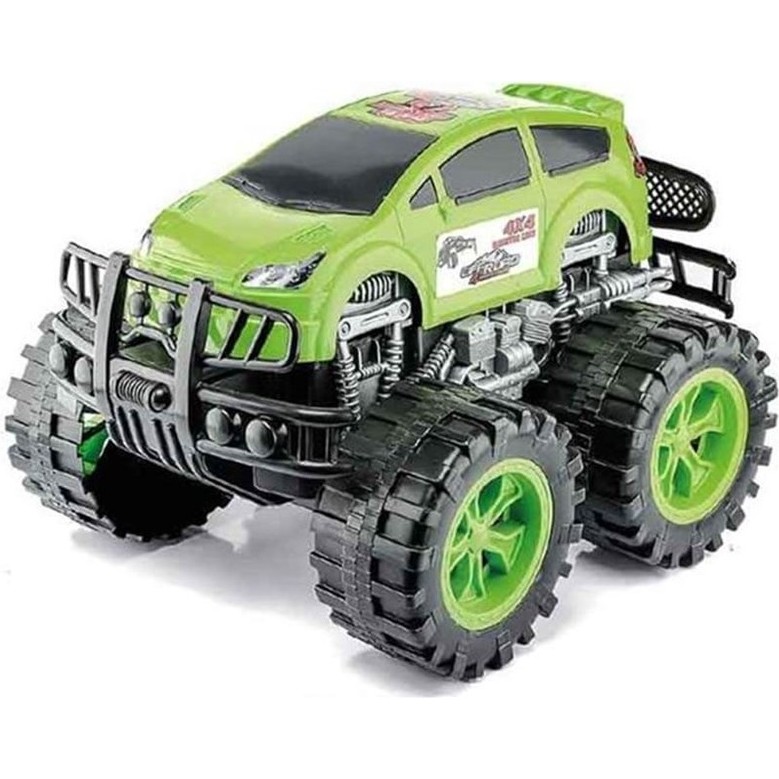 ÇLK Toys Çalkan Jumbo Dev Tekerlekli 4x4 Off Road Oyuncak Araba Yeşil - Renkli Diğer Fiyatı