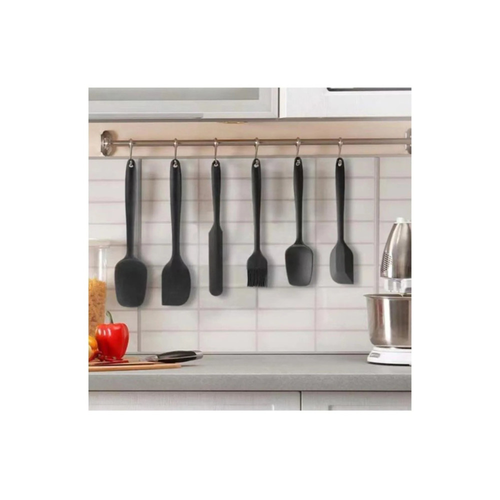 CLNK 6 Adet Isıya Dayanıklı Yanmaz Yapışmaz Silikon Spatula Seti | 6lı Silikon Spatula Seti Bpa Free Mutfak Gereçleri Fiyatı