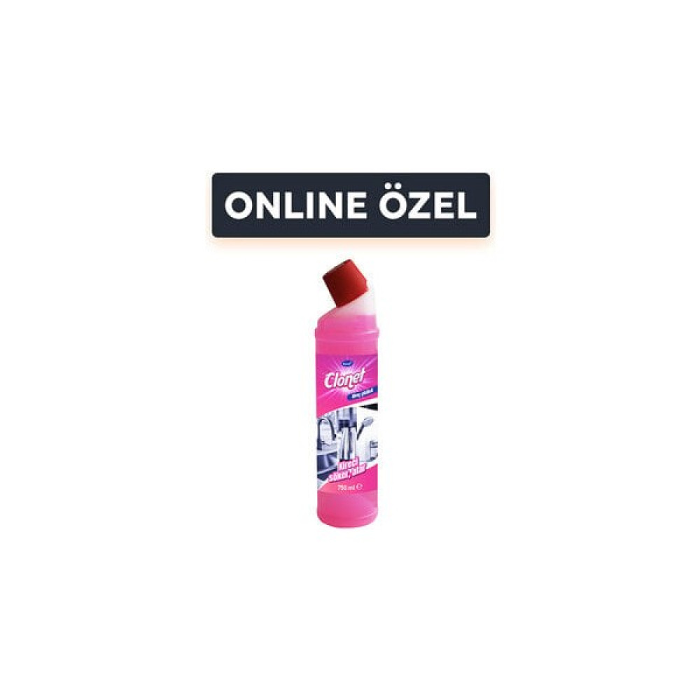 Clonet Kireç Çözücü 750 ml ( 1 Adet ) Temizlik Malzemeleri Fiyatı