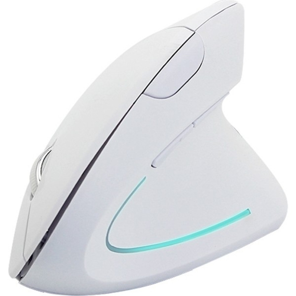 Cloody Dikey Ergonomik Kablosuz Mouse (Sarjlı) - Beyaz Klavye - Mouse Fiyatı