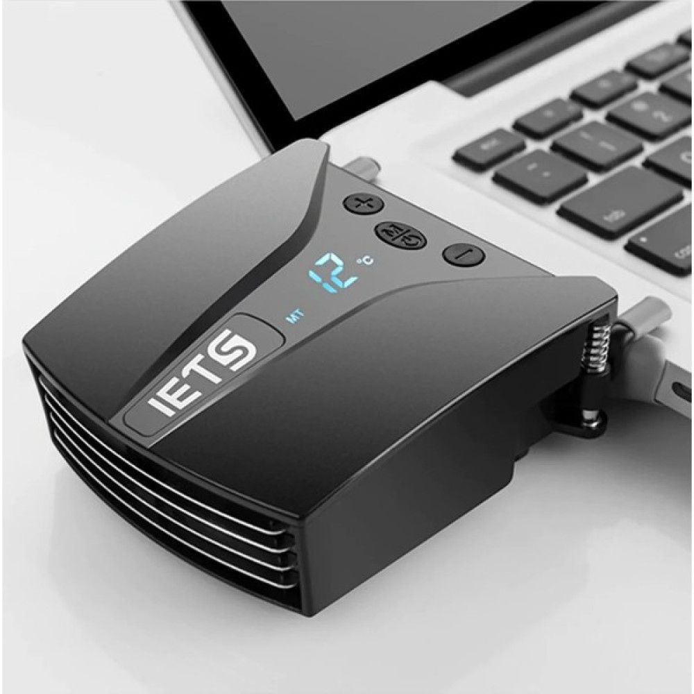 Cloody Iets Dijital Göstergeli Notebook Soğutucu Vakumlu Fan Hız Ayarlı 5000RPM Dizüstü Bilgisayar Aksesuarları Fiyatı
