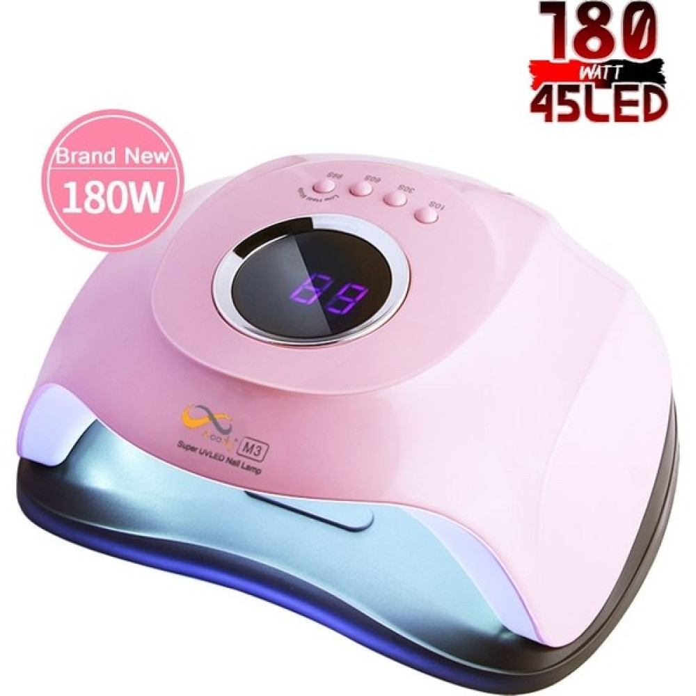 Cloody M3 180 Watt 45 Led Uv Led Kalıcı Oje Protez Tırnak Kurutucu Led Lamba SUN - Pink Makyaj Ürünleri Fiyatı