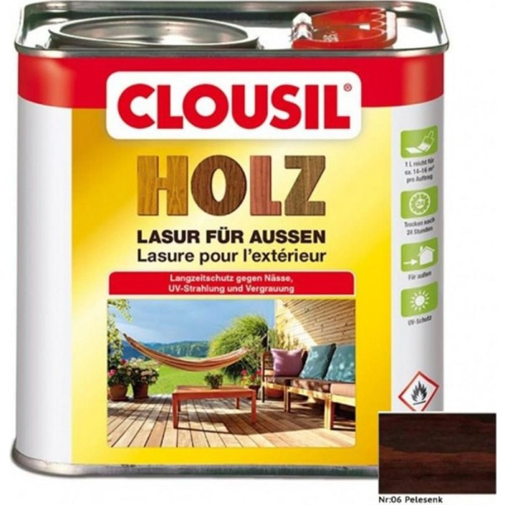 CLOU Solvent Bazlı Ahşap Koruyucular 2,5ltCLOU Nr:06 Pelesenk Slv Bazlı Ahşap Koruyucu 2,5lt Boyalar & Boyacı Aletleri Fiyatı