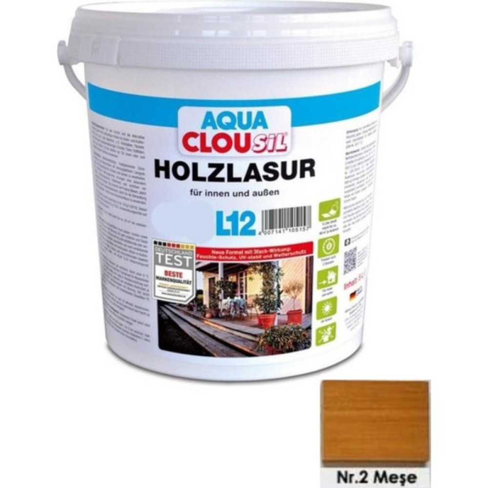 CLOU Su Bazlı Ahşap Koruyucular 20LTCLOU Nr:02 Meşe Su Bazlı Ahşap Koruyucu 20LT Boyalar & Boyacı Aletleri Fiyatı