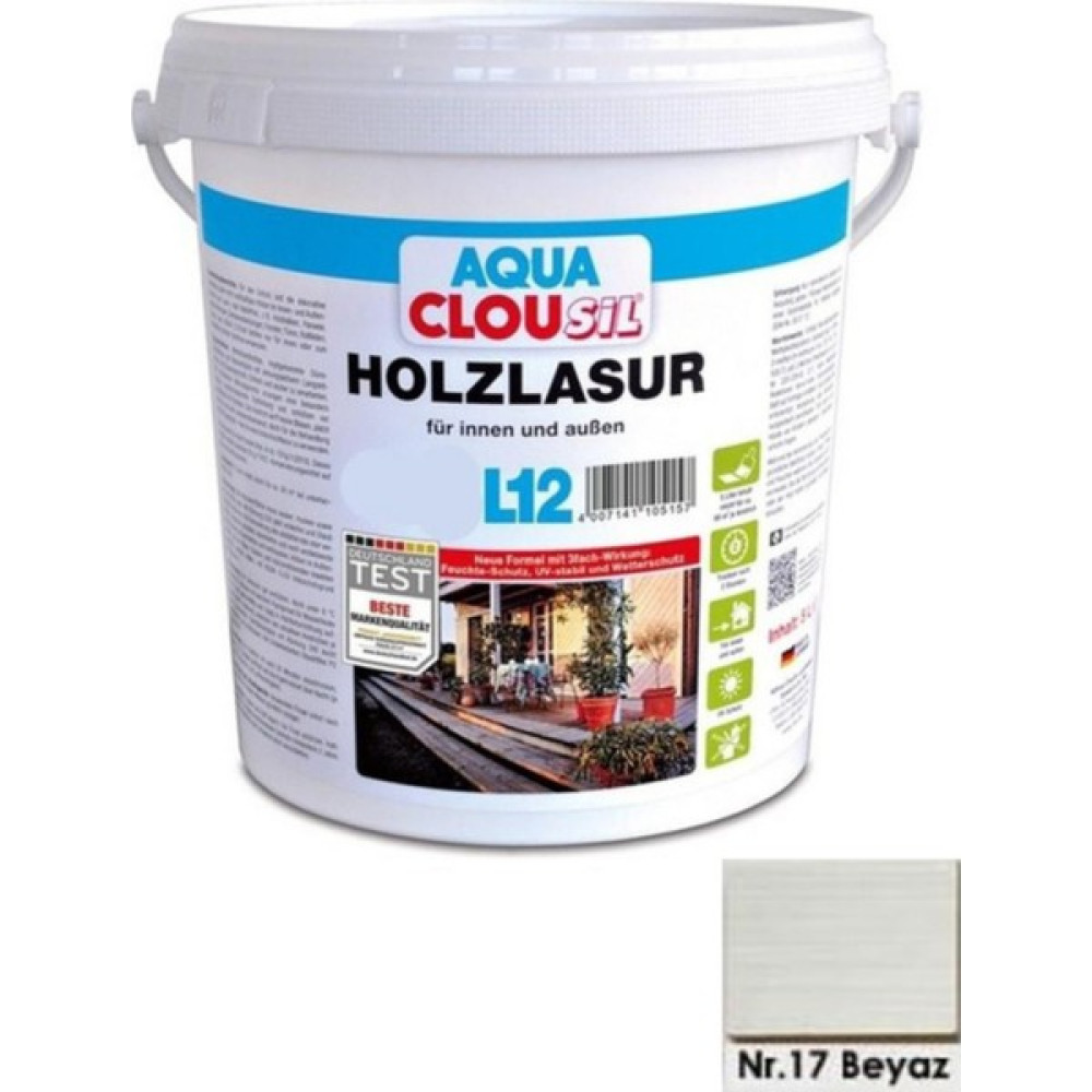 CLOU Su Bazlı Ahşap Koruyucular 20LTCLOU Nr:17 Beyaz Su Bazlı Ahşap Koruyucu 20LT Boyalar & Boyacı Aletleri Fiyatı