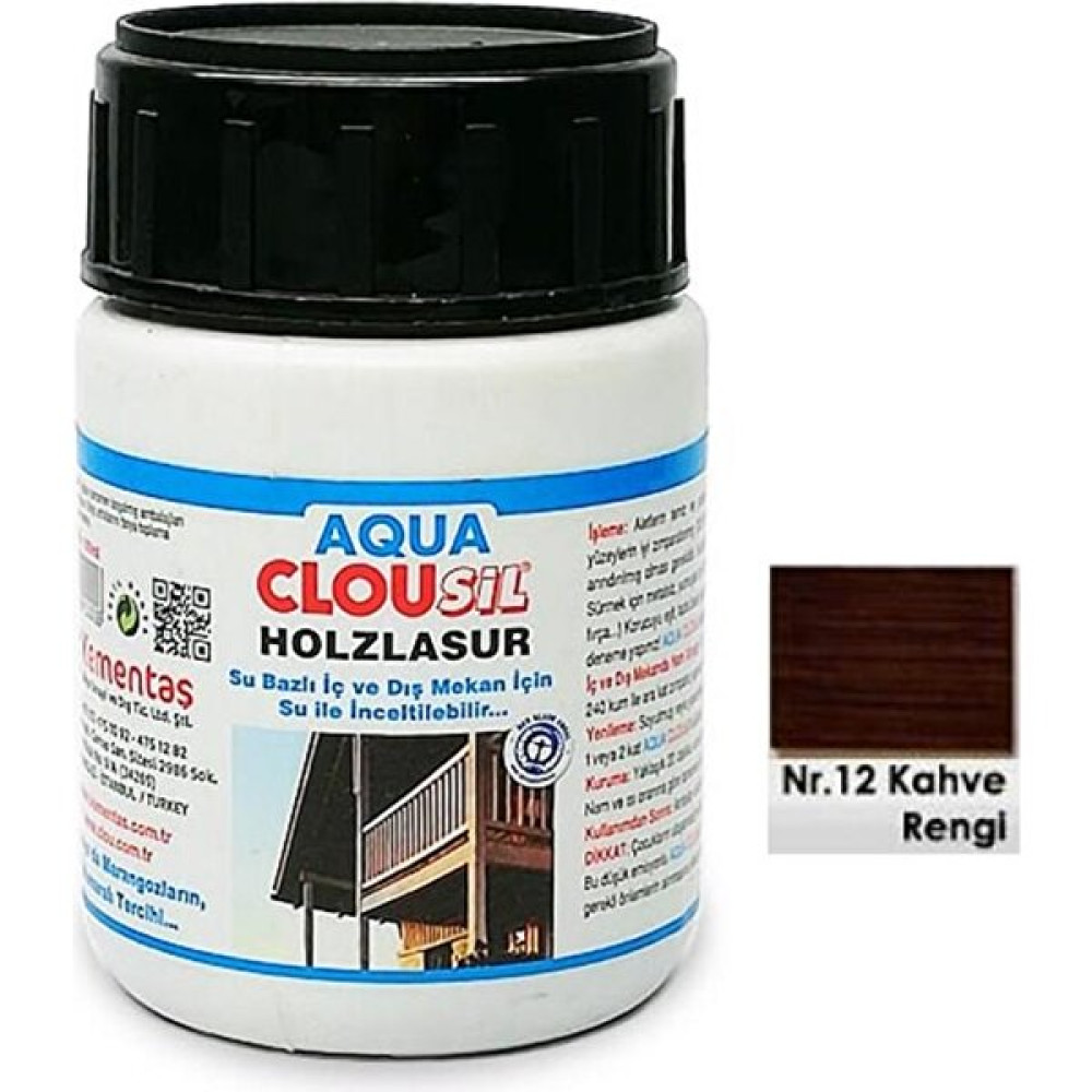 CLOU Su Bazlı Ahşap KORUYUCULAR100MLCLOU Nr:12 Kahve Su Bazlı Ahşap Koruyucu 100ML Boyalar & Boyacı Aletleri Fiyatı