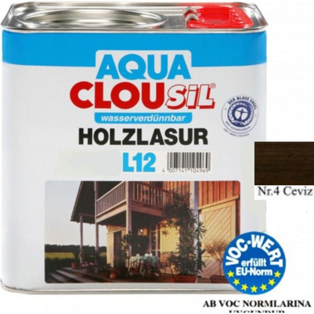 CLOU Su Bazlı Ahşap Koruyucular2,5ltCLOU Nr:04 Ceviz Su Bazlı Ahşap Koruyucu 2,5lt Boyalar & Boyacı Aletleri Fiyatı