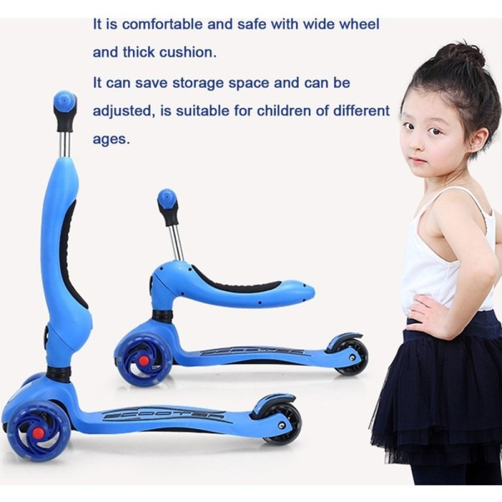 Cloud Buyfun 4 Tekerlekli Oturan Çocuk Scooter 1-2-6-8 Yaşında (Yurt Dışından) - Açık Mavi Açık Hava, Deniz ve Spor Oyuncakları Fiyatı