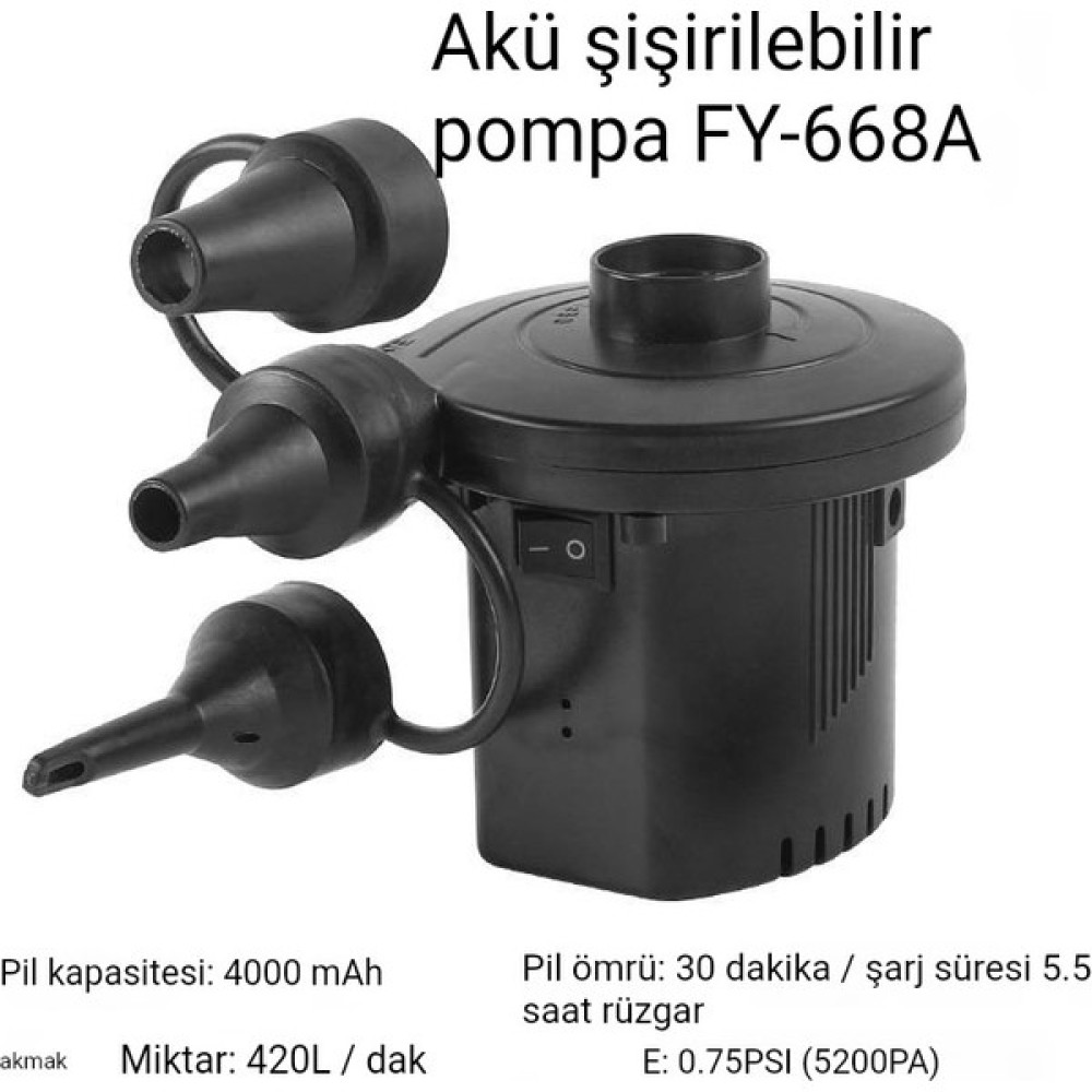 Cloud Hava Pompası Ev Araba Pompası Açık Taşınabilir Hava Pompası Şarj ve Pompalama Çift Amaçlı Elektrikli Pompa (Yurt Dışından) Şişme Yatak Fiyatı