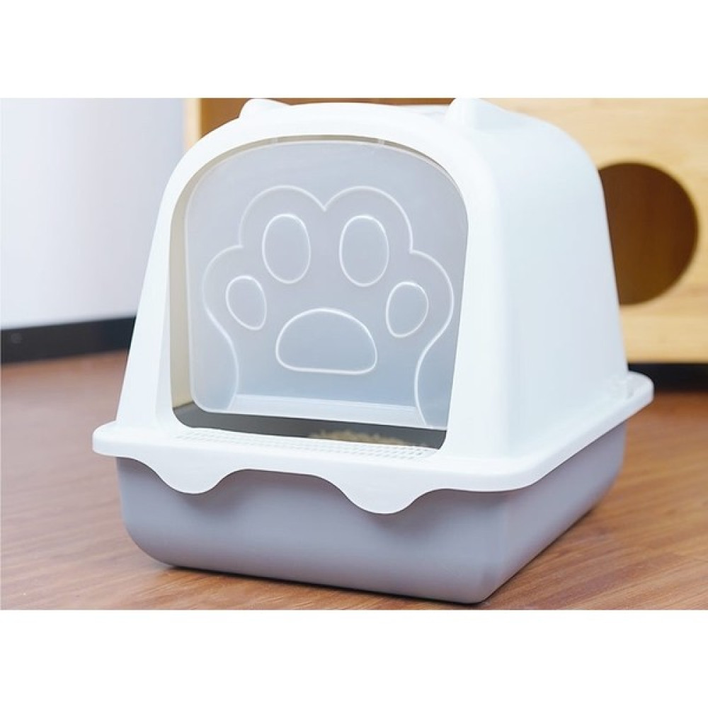 Cloud Tamamen Kapalı Kedi Kum Kabı Büyük Anti-Sıçrama Deodorantı Flip Kedi Kum Kabı Kedi Tuvalet Kedi Kum Kabı Kedi Malzemeleri (Yurt Dışından) Evcil Hayvan Ürünleri Fiyatı