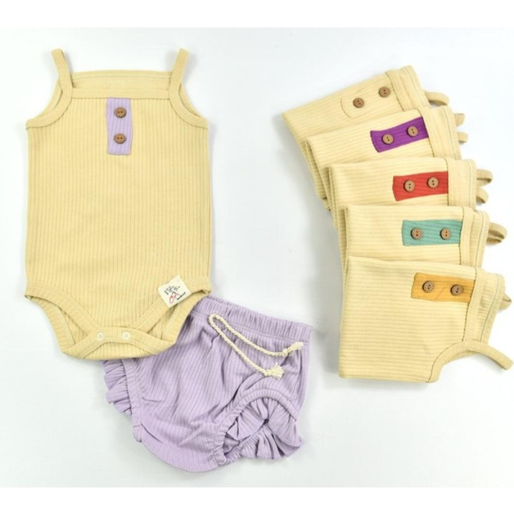 Cloudy Butik Lila Şortlu Takım Bebek Giysi Takım Fiyatı