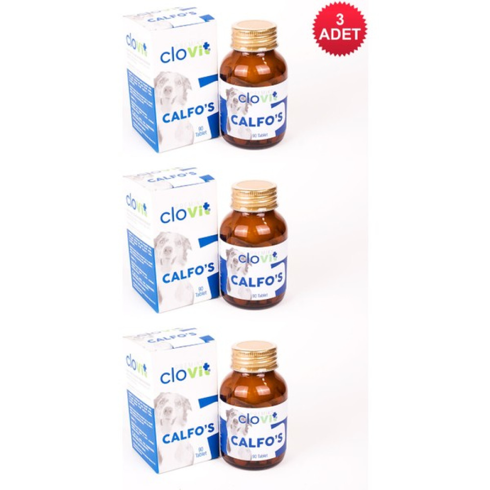 Clovit Köpek Calfo's Avantajlı 3'lü Set 8680434203103 Evcil Hayvan Ürünleri Fiyatı
