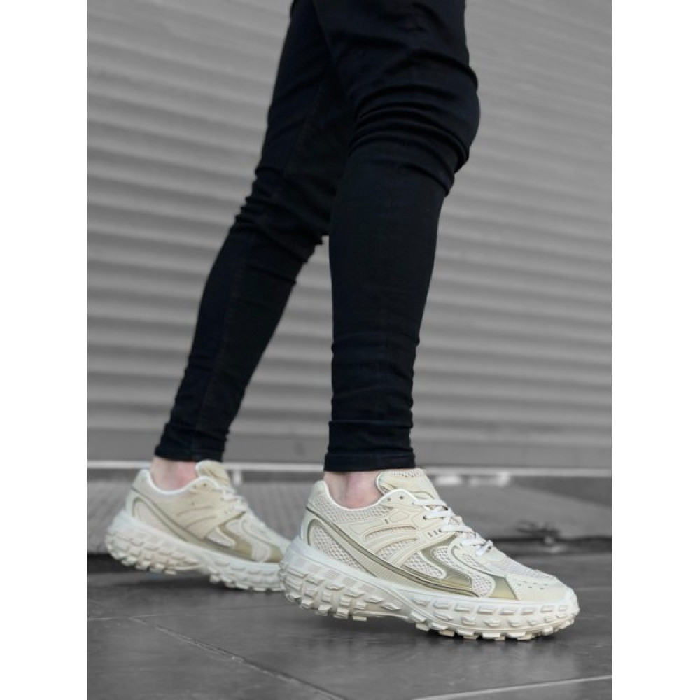 CLZ946 Tarz Sneakers Ithal Krem Fileli Rahat Taban Spor Ayakkabısı Spor Ayakkabı Fiyatı