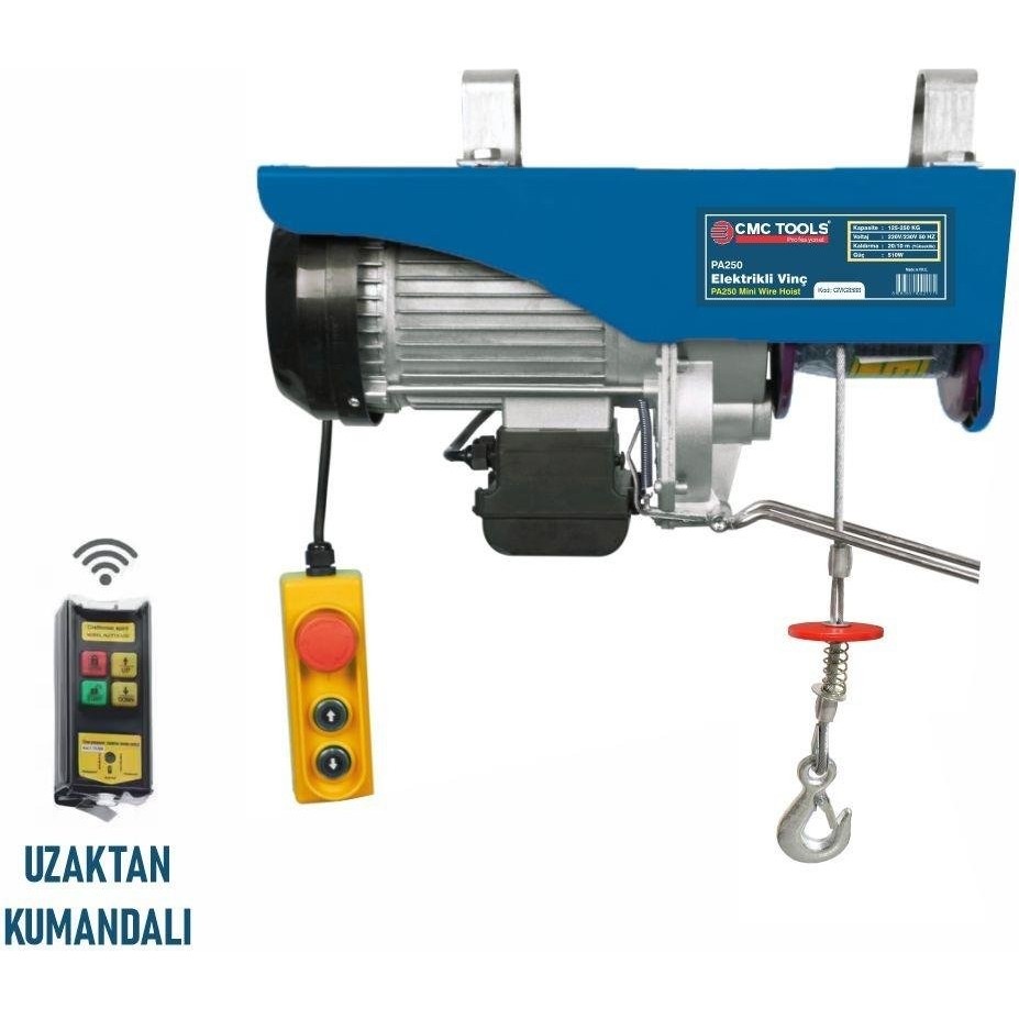 Cmc 125-250 kg Uzaktan Kumandalı Mini Elektrikli Vinç TV Aksesuarları Fiyatı