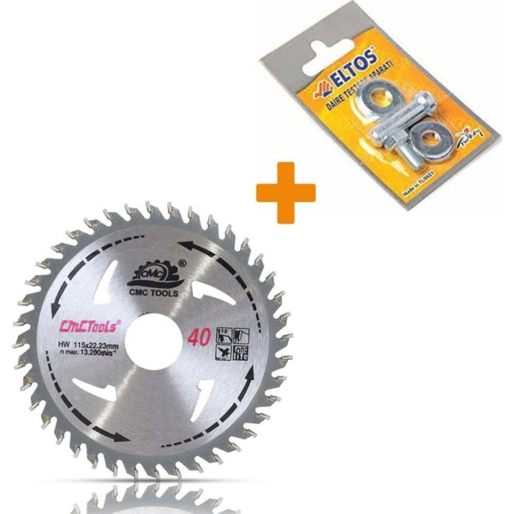 Cmc Daire Testere Bıçağı Ahşap Testeresi 115MM + Matkap Aparatı Testereler Fiyatı
