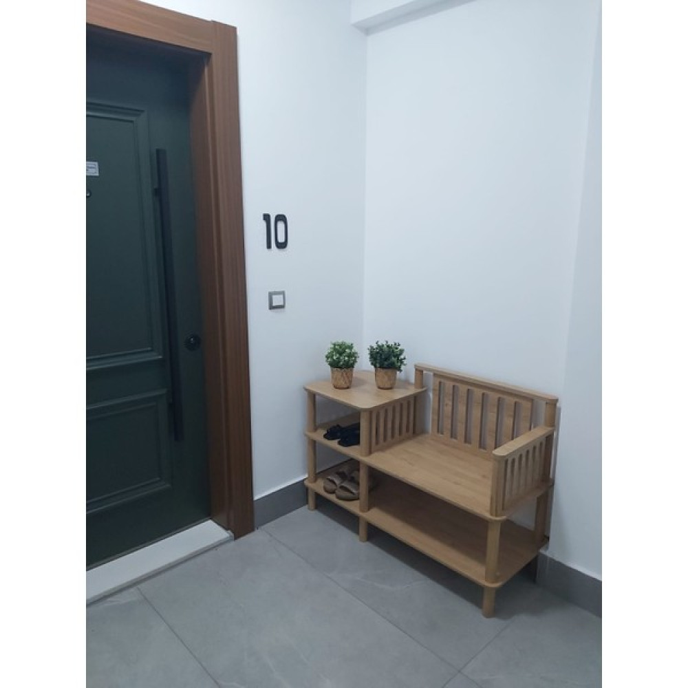 ÇMD -Ayakkabılık -Benc- Vestiyer -Daire Kapı Önü - Apartman - Hol - Koridor - Ofis- Gövde MDF - Ahşap Ayaklı Demonte kurulum minimalist Ayakkabılık Fiyatı