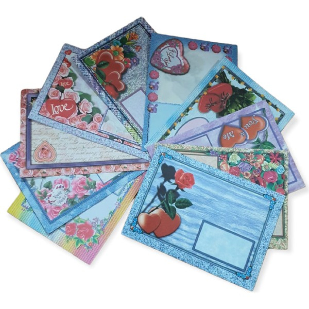 Cmk 13X18CM Desenli Mektup Zarfı Karışık 20'li Paket Zarf Fiyatı