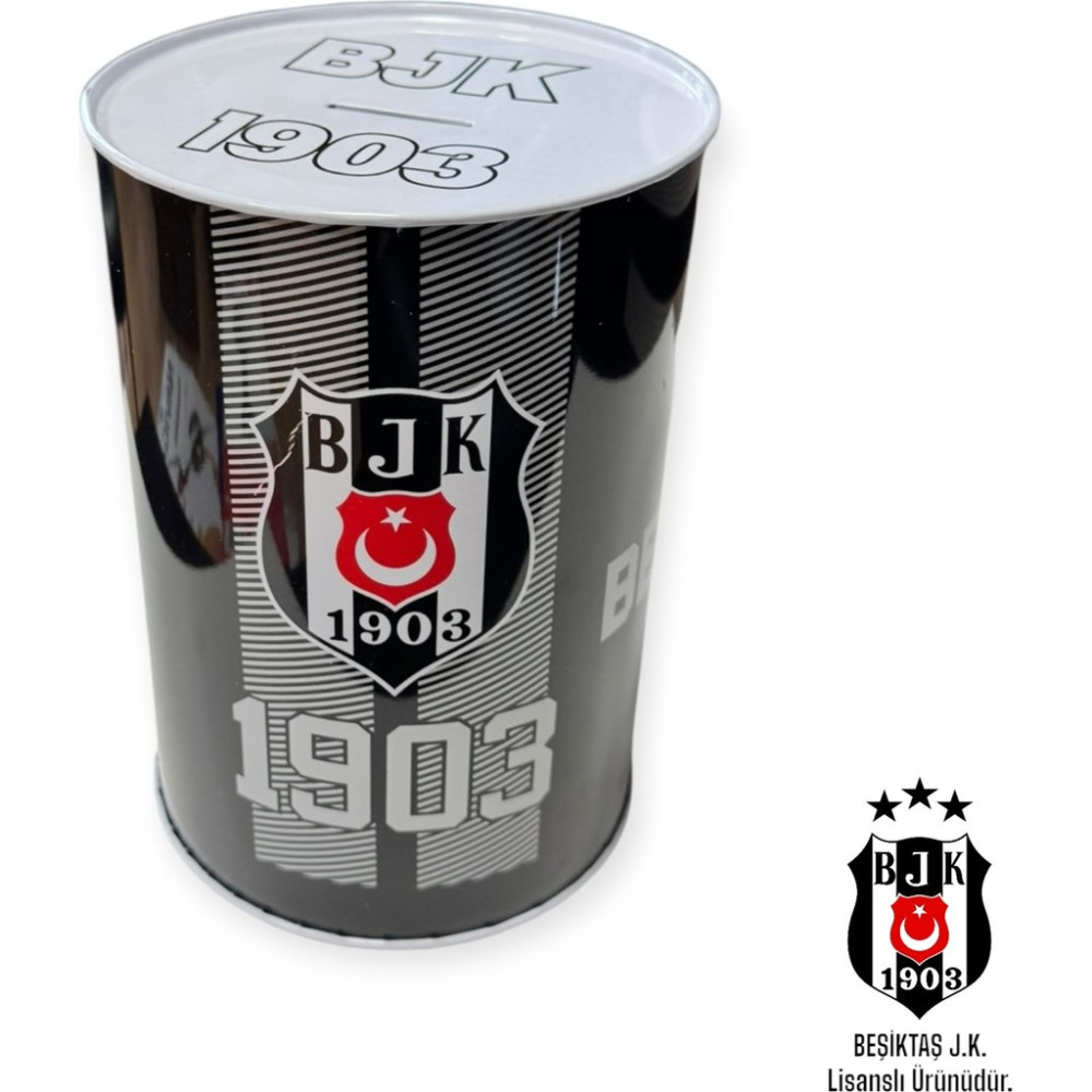 Cmk Beşiktaş Jumbo Boy Lisanslı Metal Kumbara - Siyah Kumbara Fiyatı