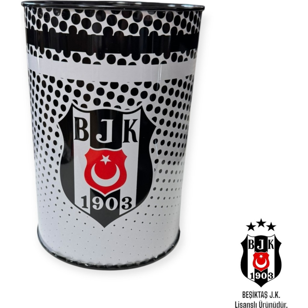 Cmk Beşiktaş Jumbo Boy Lisanslı Metal Kumbara - Siyah - Beyaz Kumbara Fiyatı