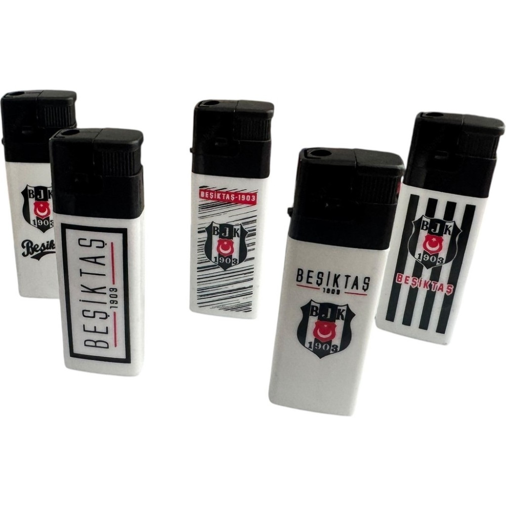 Cmk Beşiktaş Lisanslı Doldurulabilir Çakmak Seti 5 Adet Çakmak Fiyatı