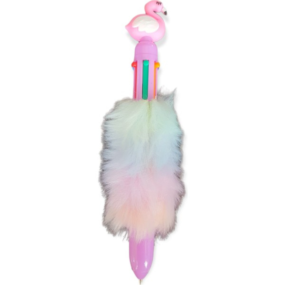 Cmk Flamingo Peluş Tüylü 6 Renkli Tükenmez Kalem Tükenmez Kalem Fiyatı