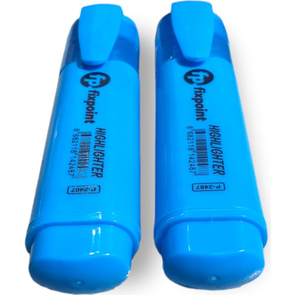 Cmk FP-2487 Neon Fosforlu Kalem Seti 2'li Paket - Mavi - 1 Çift Fosforlu Kalem Fiyatı