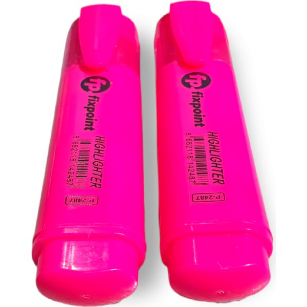 Cmk FP-2487 Neon Fosforlu Kalem Seti 2'li Paket - Pembe - 1 Çift Fosforlu Kalem Fiyatı