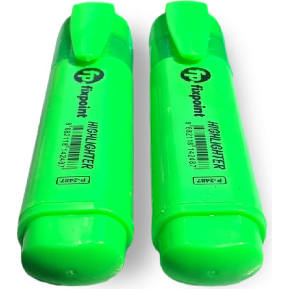 Cmk FP-2487 Neon Fosforlu Kalem Seti 2'li Paket - Yeşil - 1 Çift Fosforlu Kalem Fiyatı