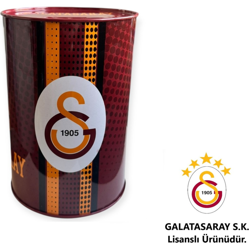 Cmk Galatasaray Jumbo Boy Lisanslı Metal Kumbara - Kırmızı Kumbara Fiyatı