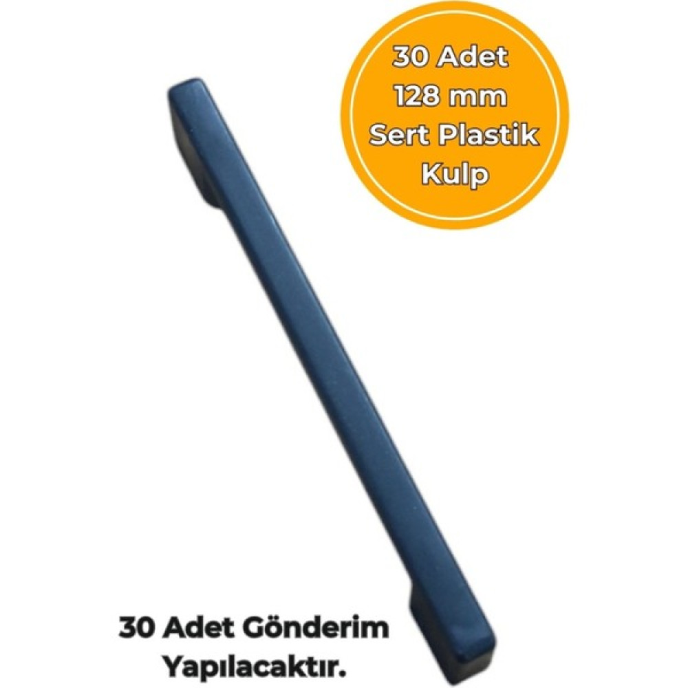 Cmkstore Siyah Çekmece Dolap Mobilya Kulpu Sert Plastik 128 mm 30 Adet Oto Boyaları Fiyatı