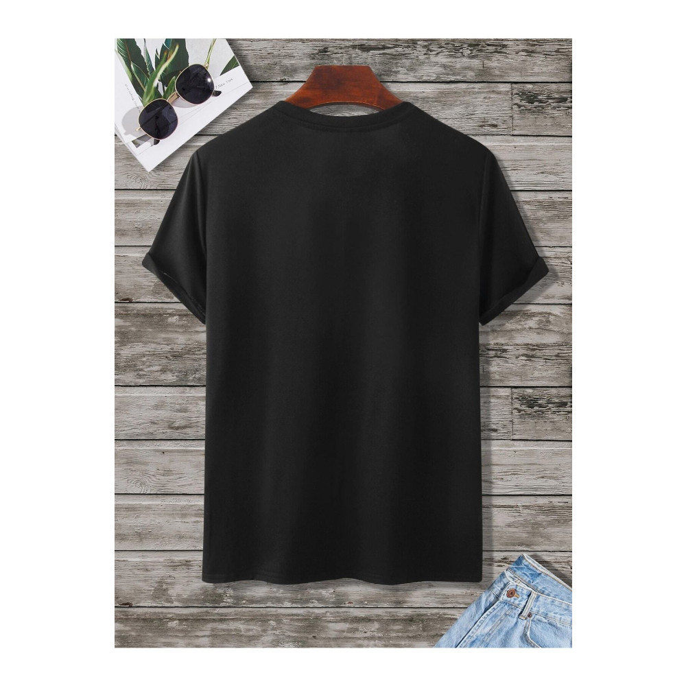 CMKTEKS Unisex Why Not Siyah Oversize Bisiklet Yaka Baskılı T-shirt XS/S Beden Bayan T-shirt Fiyatı