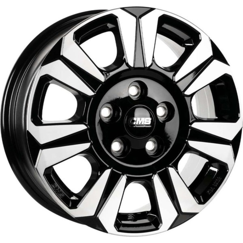 CMS-1469-02 6.5x17" -5x120 ET60 65.1 Diamond Black Gloss Jant (4 Adet) Oto Boyaları Fiyatı